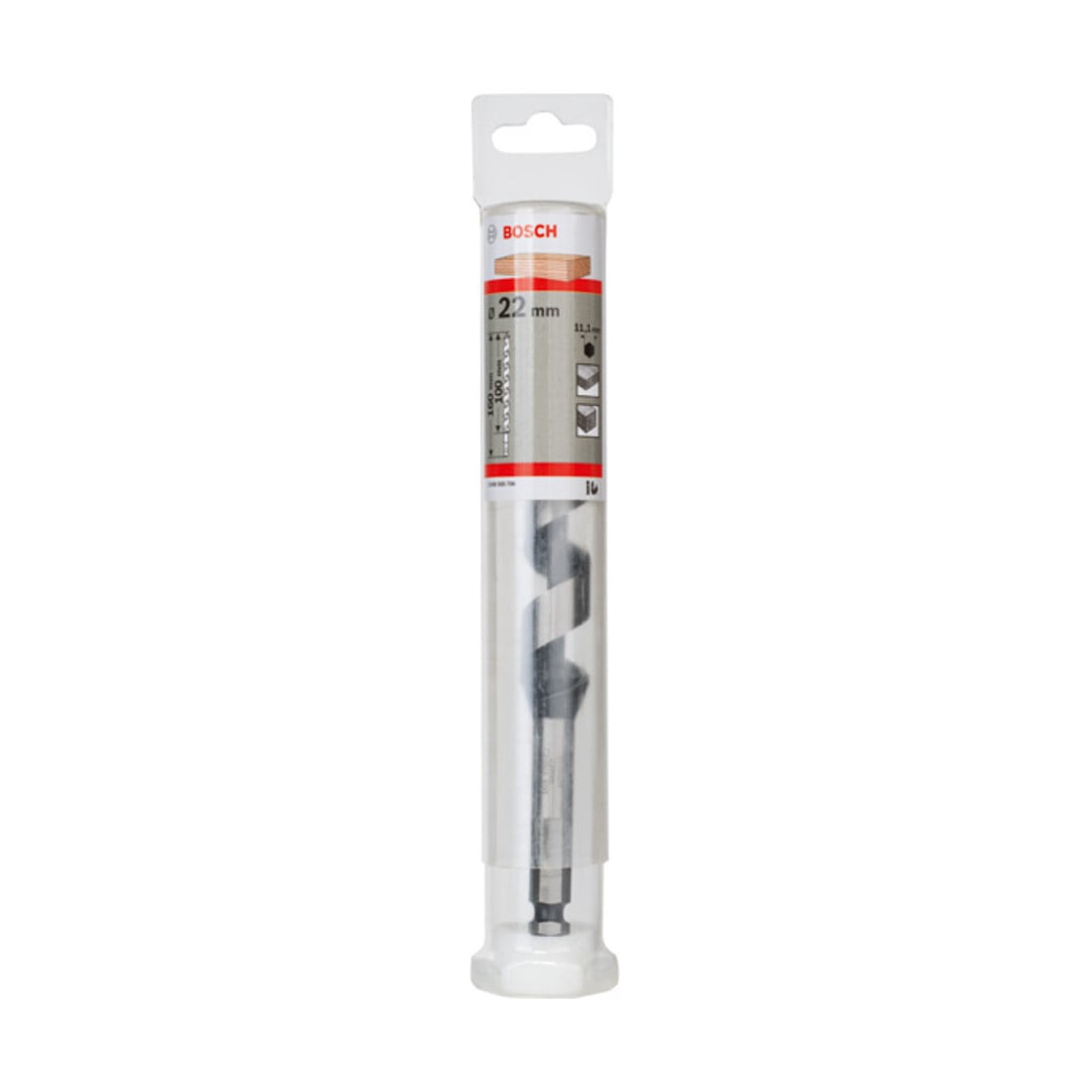 Bosch Punta trapano esagonale per legno, 22x95x160mm albero Ø11,1mm
