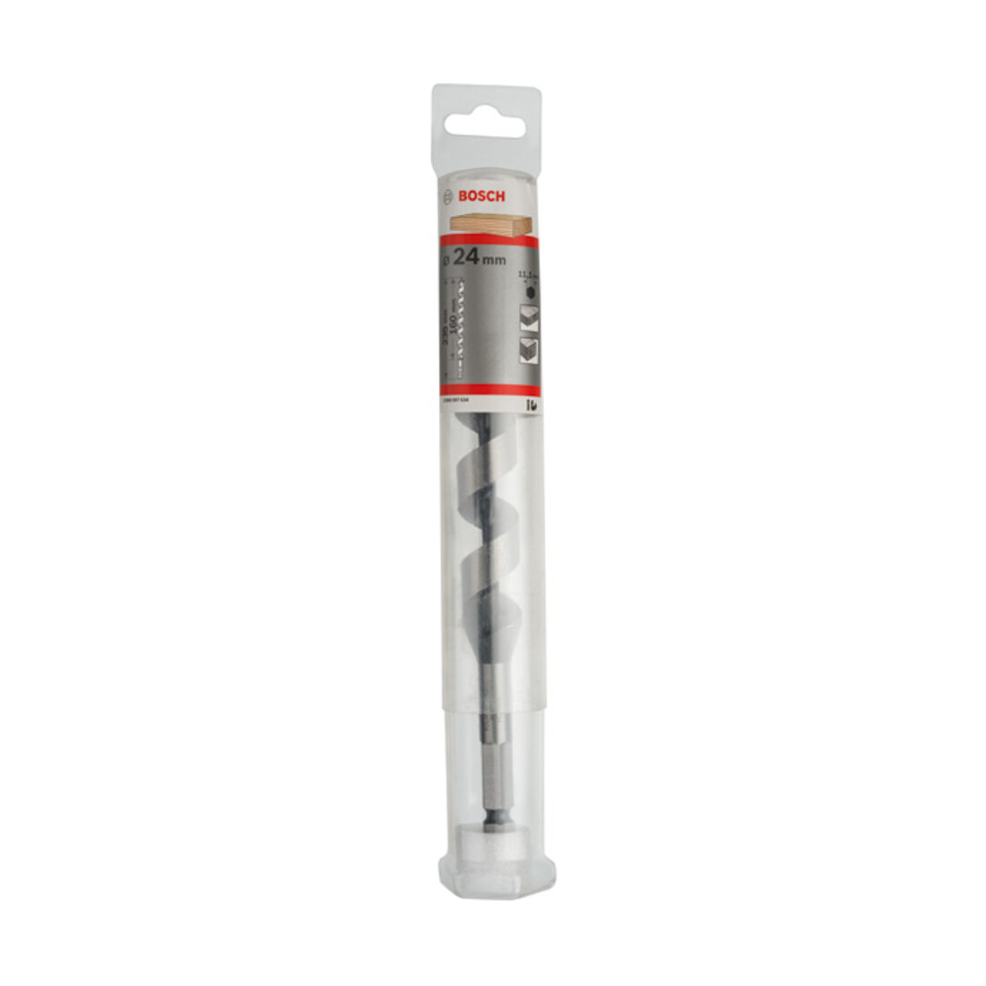 Bosch Punta trapano esagonale per legno, 24x170x235mm albero Ø11,1mm