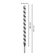 Bosch Punta trapano esagonale per legno, 24x385x450mm albero Ø11,1mm-5