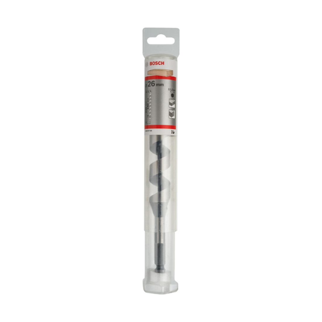 Bosch Punta trapano esagonale per legno, 26x170x235mm albero Ø11,1mm