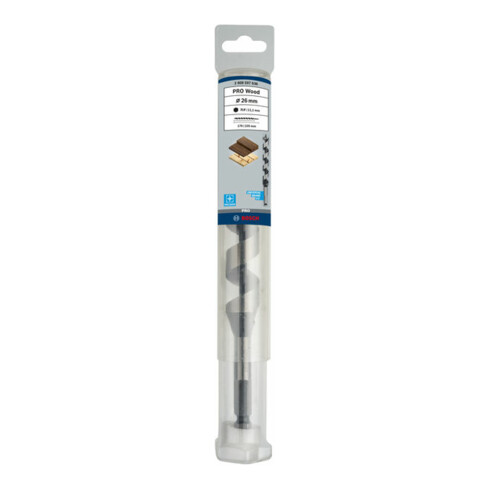 Bosch Punta trapano esagonale per legno, 26x170x235mm albero Ø11,1mm