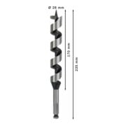 Bosch Punta trapano esagonale per legno, 26x170x235mm albero Ø11,1mm-5