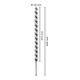 Bosch Punta trapano esagonale per legno, 26x470x600mm albero Ø11,1mm-5