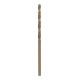 Bosch Punta trapano HSS-Co DIN 338 per metallo, 2,5x30x57mm