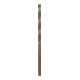 Bosch Punta trapano HSS-Co DIN 338 per metallo, 4,2x43x75mm