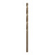 Bosch Punta trapano HSS-Co DIN 338 per metallo, 4,8x52x86mm