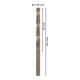 Bosch Punta trapano HSS-Co DIN 338 per metallo, 6,2x63x101mm-4