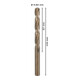 Bosch Punta trapano HSS-Co DIN 338 per metallo, 9,8x87x133mm-5