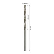 Bosch Punta trapano HSS-G DIN 338 per metallo, 4x43x75mm-5