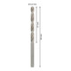 Bosch Punta trapano HSS-G DIN 338 per metallo, 5,4x57x93mm-5