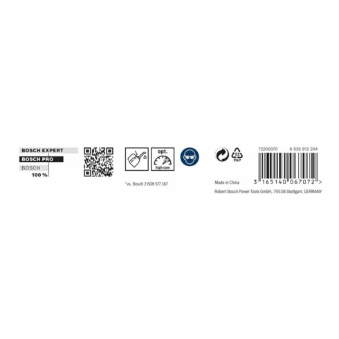 Bosch Punta trapano HSS-G DIN 340 per metallo, 4,2x78x119mm
