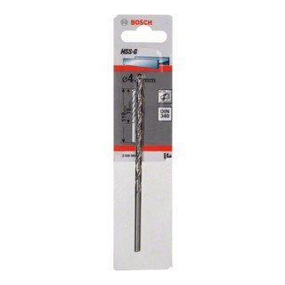 Bosch Punta trapano HSS-G DIN 340 per Metallo