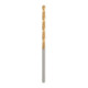 Bosch Punta trapano HSS-TiN DIN 338 per metallo, 2,5x30x57mm