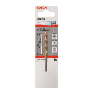 Bosch Punta trapano HSS-TiN per Metallo