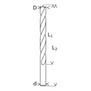 Bosch Punta trapano per legno, punta M, 10x250mm d 10mm-4