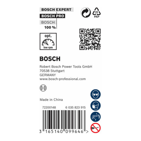 Bosch Punta trapano per legno, punta M, 14x400mm d 10mm