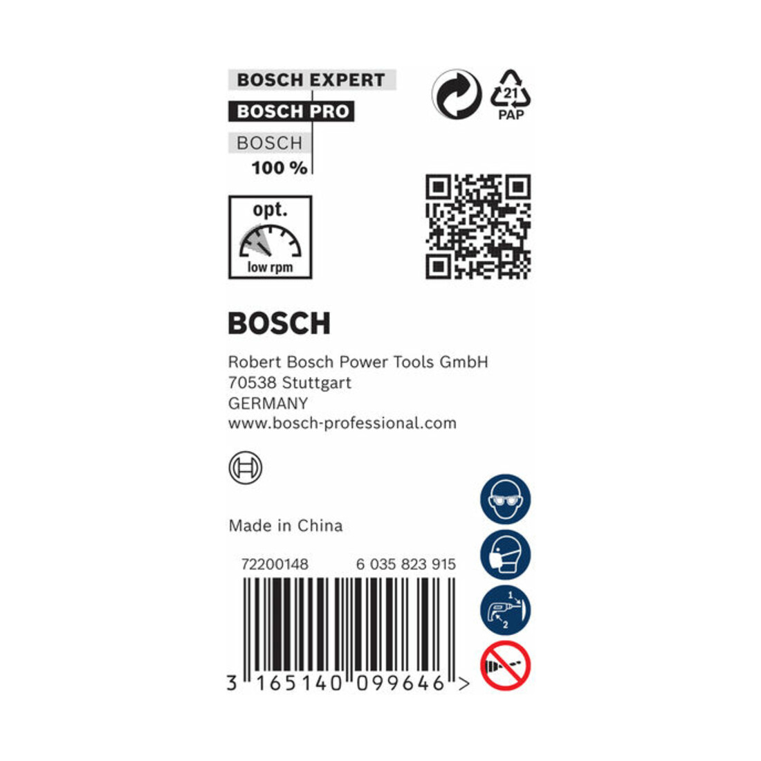 Bosch Punta trapano per legno, punta M, 14x400mm d 10mm