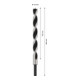Bosch Punta trapano per legno, punta M, 16x250mm d 10mm-5