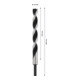 Bosch Punta trapano per legno, punta M, 18x250mm d 10mm-5