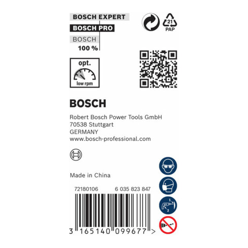 Bosch Punta trapano per legno, punta M, 20x400mm d 10mm