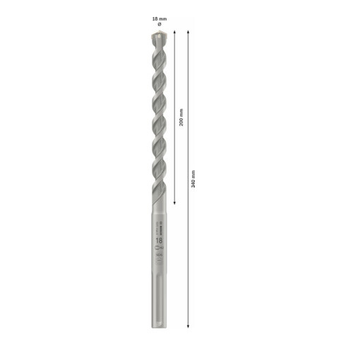 Bosch Punta trapano SDSmax max-4, 18x200x340mm
