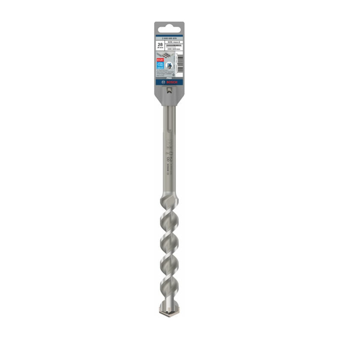 Bosch Punta trapano SDSmax max-4, 28x200x320mm