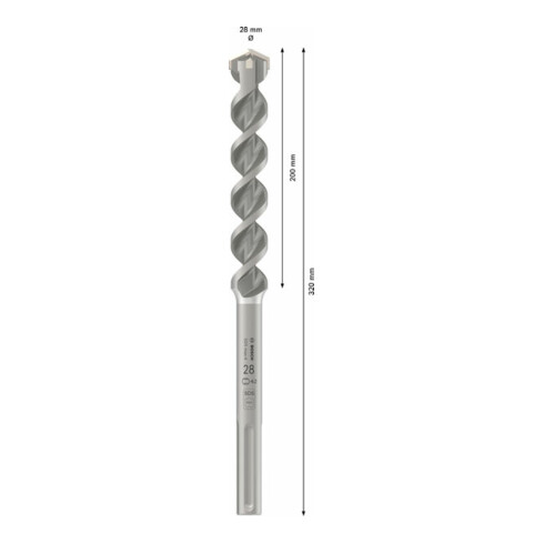 Bosch Punta trapano SDSmax max-4, 28x200x320mm