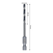 Bosch Punte a spirale HSS in metallo, 3,5 x 39 x 79 mm, gambo HEX 1/4-4