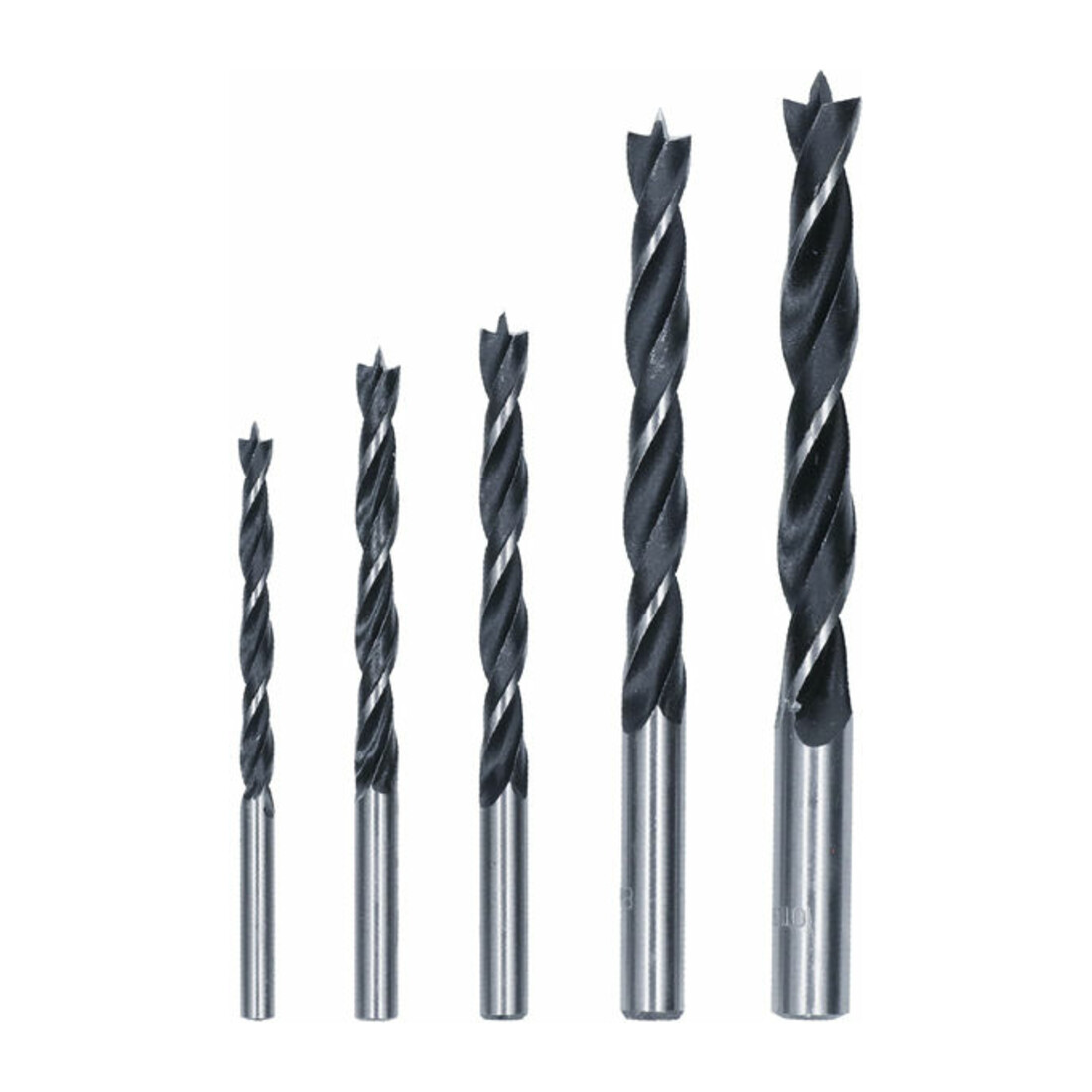 Bosch Punte elicoidali per legno Robust Line 5pz. 4 - 10mm