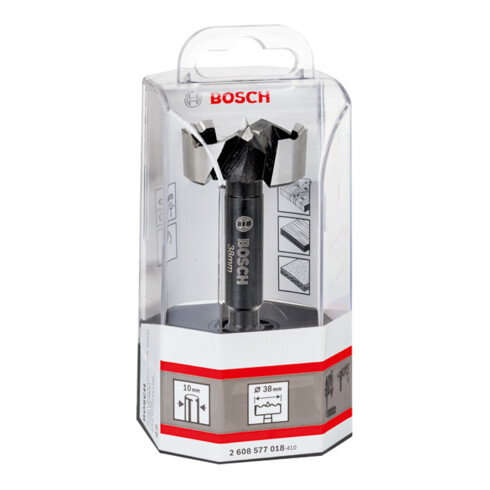 Bosch Punte Forstner DIN 7483 G 38 x 90 mm d 10 mm toothed-edge