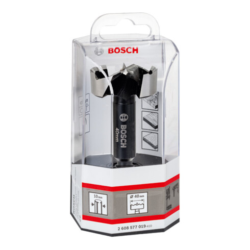 Bosch Punte Forstner DIN 7483 G 40 x 90 mm d 10 mm toothed-edge
