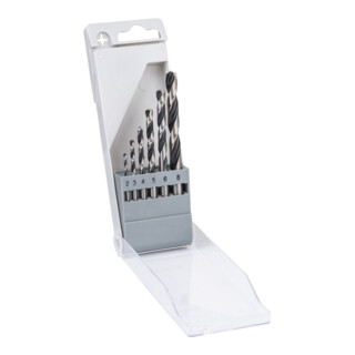 Bosch Punte trapano elicoidali HSS PointTeQ DIN 338 per metallo, 6pz.