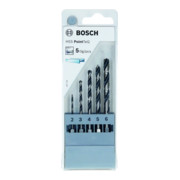Bosch Punte trapano esagonali HSS PointTeQ, 5pz. 2/3/4/5/6mm