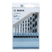Bosch Punte trapano esagonali HSS PointTeQ, 9pz. 2/2,5/3/3,5/4/5/6/7/8mm