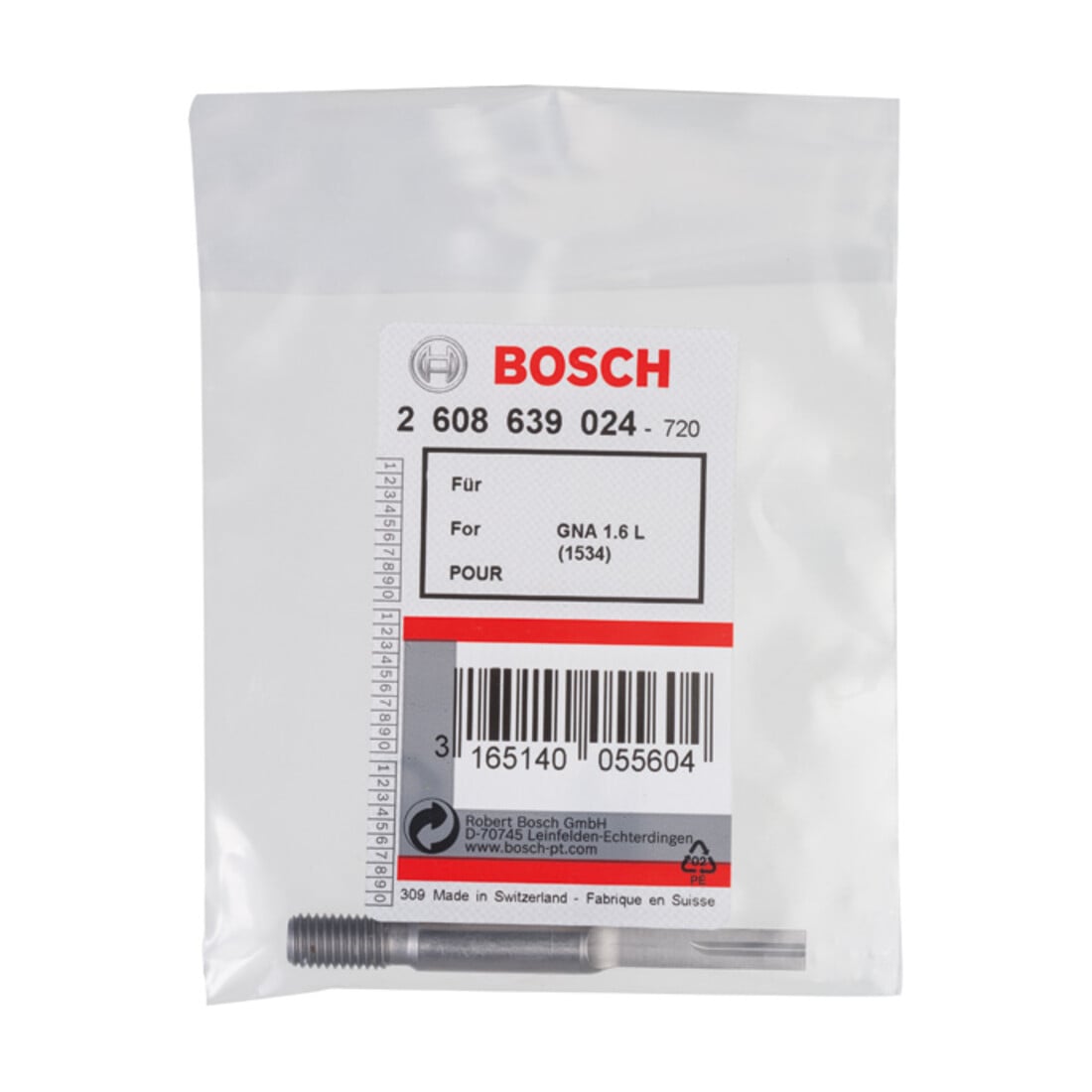 Bosch Punzone universale per roditore per GNA 1,6 L Professional