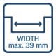 Bosch Rainureuse murale GNF20-40 en L-BOXX 2000W filaire