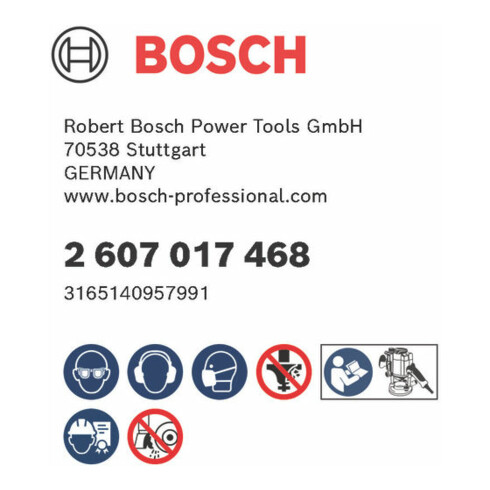 Bosch Rand- und Kantenfräser-Set 6-mm-Schaft 6-teilig