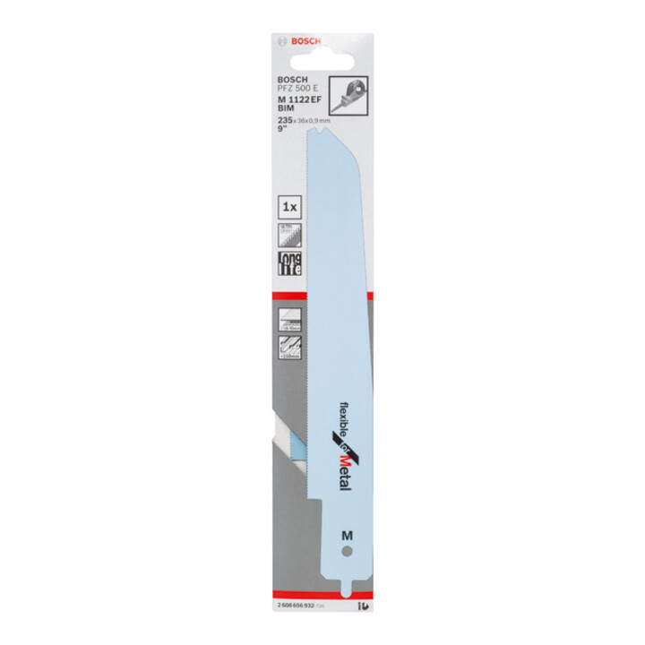Bosch reciprozaagblad M 1122 EF Flexibel for Metal voor PFZ 500 E