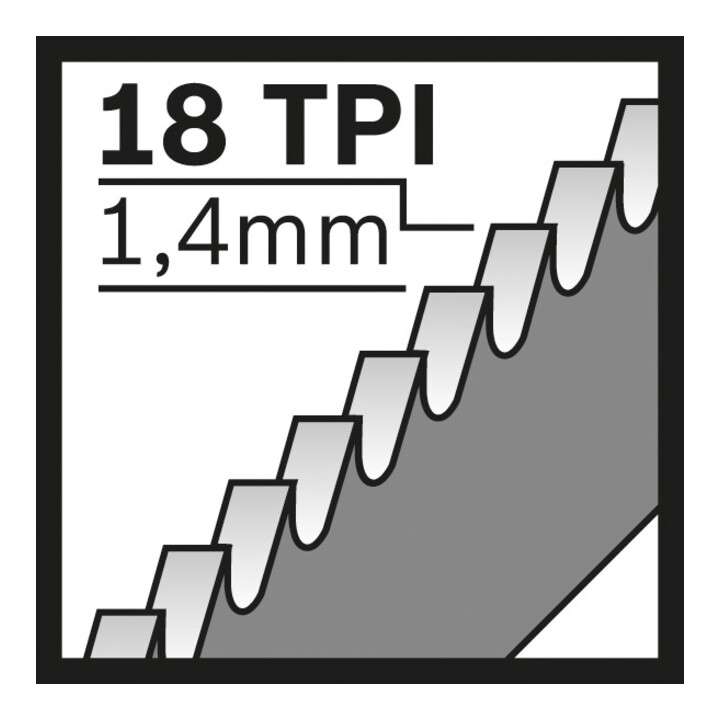 Bosch reciprozaagblad M 1122 EF Flexibel for Metal voor PFZ 500 E