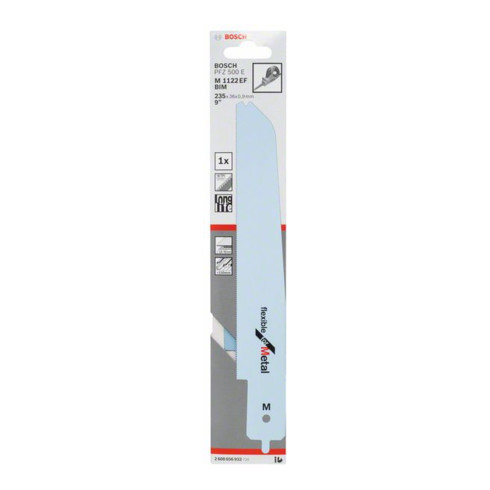 Bosch reciprozaagblad M 1122 EF Flexibel for Metal voor PFZ 500 E