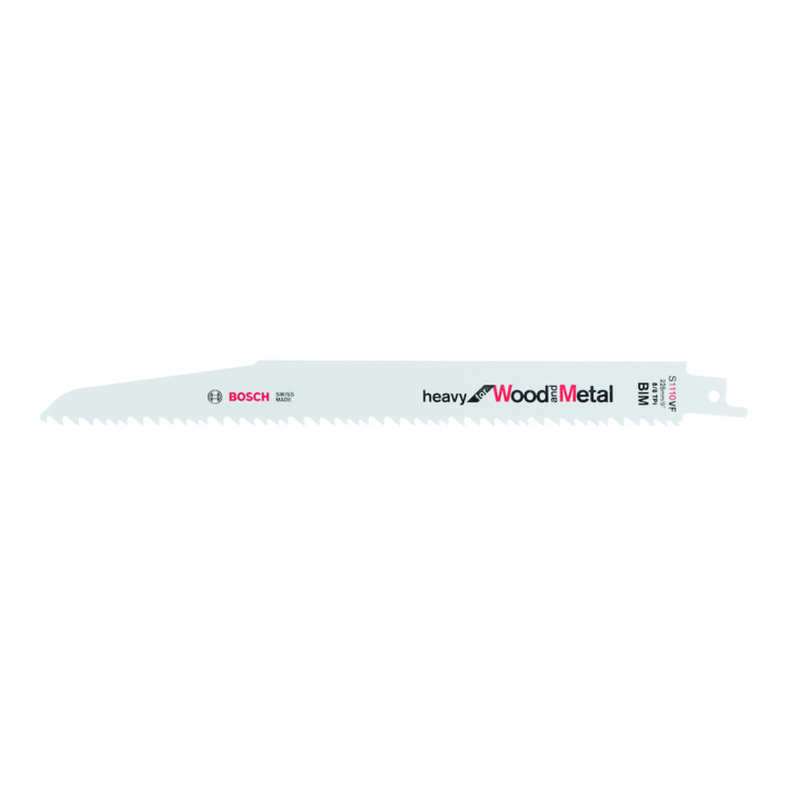 Bosch reciprozaagblad S 1110 VF, Heavy for Wood and Metal