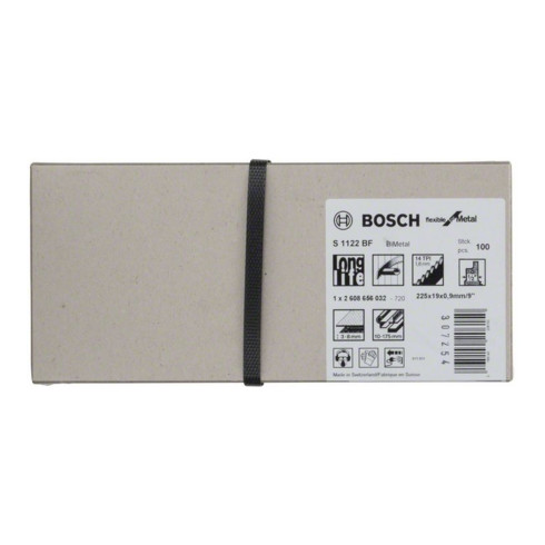 Bosch reciprozaagblad S 1122 BF, Flexibel for Metal