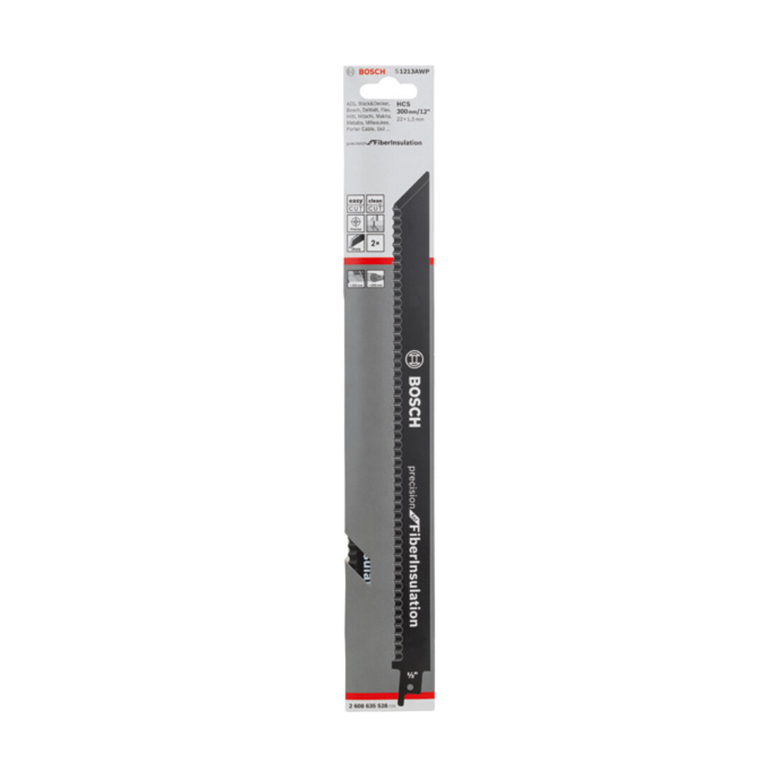 Bosch reciprozaagblad S 1213 AWP, Precision for FiberInsulation