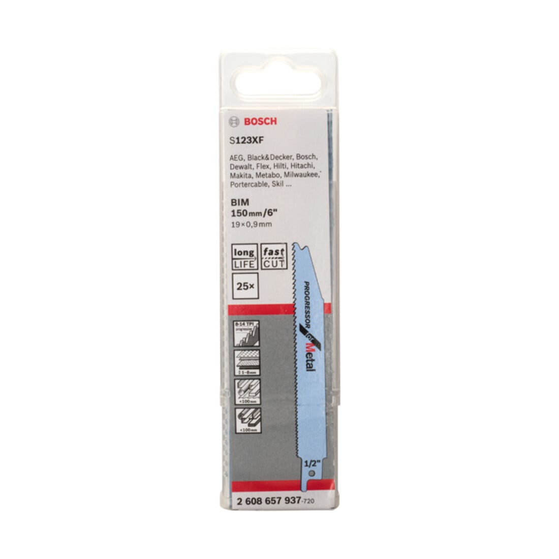 Bosch reciprozaagblad S 123 XF, Progressor for Metal