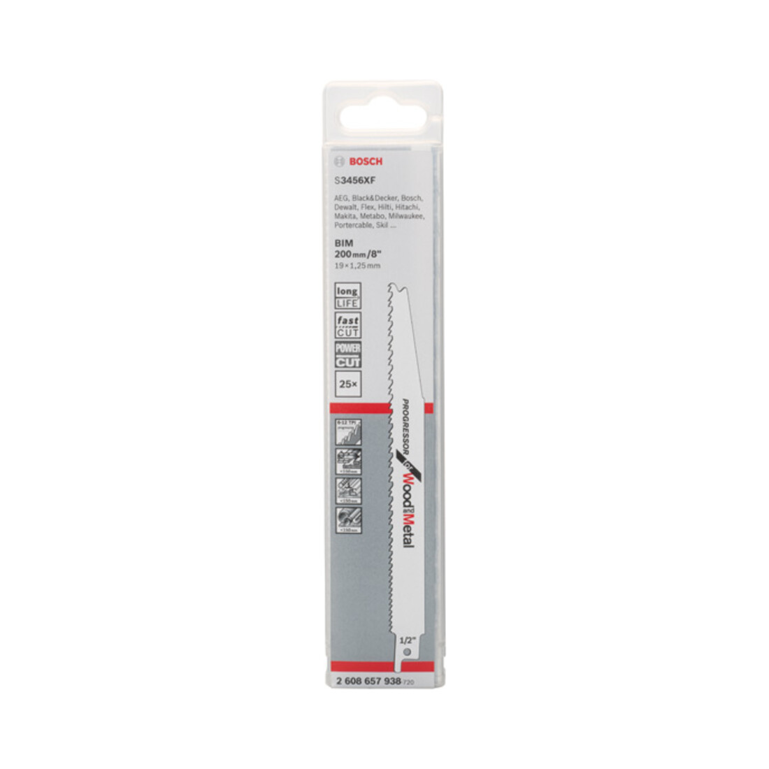 Bosch reciprozaagblad S 3456 XF, Progressor for Wood and Metal