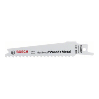 Bosch reciprozaagblad S 511 DF, Flexible for Wood and Metal
