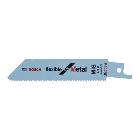 Bosch reciprozaagblad S 522 BF, Flexibel for Metal