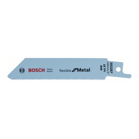 Bosch reciprozaagblad S 522 EF, Flexibel for Metal