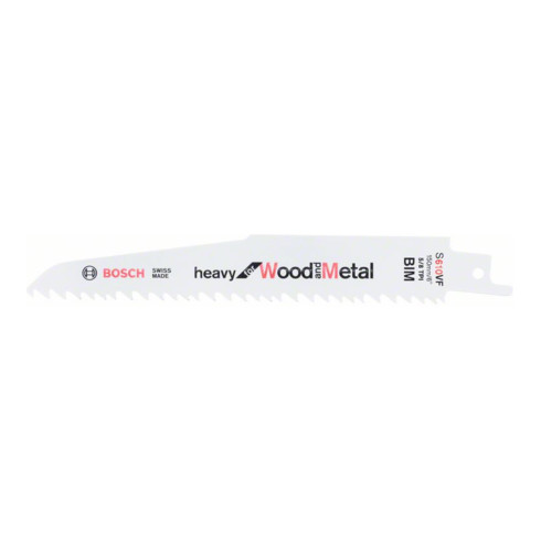 Bosch reciprozaagblad S 610 VF, Heavy for Wood and Metal