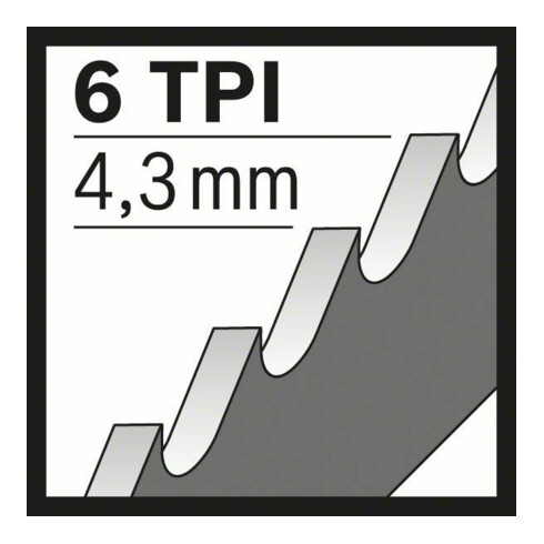 Bosch reciprozaagblad S 644 D, Top for Wood